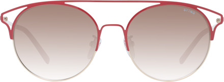 Rode Unisex Zonnebril Rood - One Size