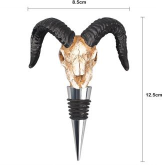 Rode Wijn Flessenstop Club Bar Dier Schedel Champagne Fles Sealer Plug Cocktail Wijn Drank Accessoires Buffalo