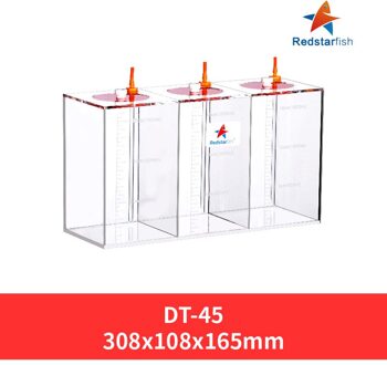 Rode Zeester Doseerpomp Schaal Vloeibare Opslag Emmer Met Schaal DT4.5L/5L Liter Acryl Gemaakt Reef