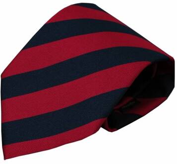 Rode zijden stropdas Eboli 01 blauw