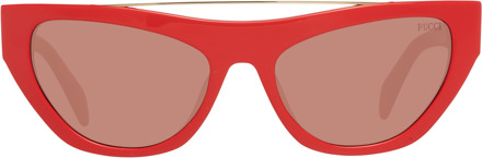 rode zonnebril voor vrouwenvrouw Rood - One Size