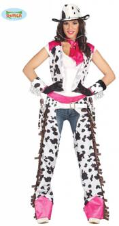 Rodeo Cowgirl kostuum dames Multikleur - Print