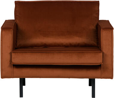 Rodeo Fauteuil - Velvet - Roest Rood