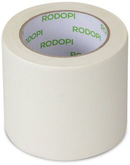 Rodopi® Schilders Tape / Afplaktape Wit - 100mmx50m - 1 rol