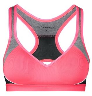 Röhnisch Nadia Sport Bra * Actie * Zwart,Roze - X-Small