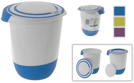 Roerkom met deksel 1.5ltr