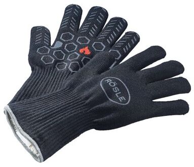 Rösle BBQ Accessoire Premium Barbecue Handschoenen Set van 2 Stuks Zwart