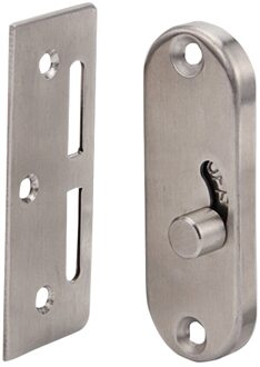 Roest Proof High Security Universele Rvs Bolt Sliding 90 Graden Gesp Haakse Gebogen Schuur Deurslot Slaapkamer Hotel