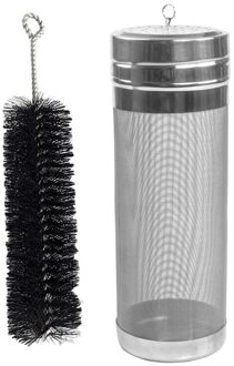 Roestvrij Biervat Droog Hoop 7X18 Cm Hopper Spider Zeef Home Brew Hop Mesh Filter