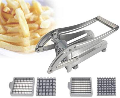 Roestvrij Staal Aardappel Chipper Groente Franse Fry Cutter Franse Fry Chips Cutter Potato Slicer Chopper Keuken Snijmachine