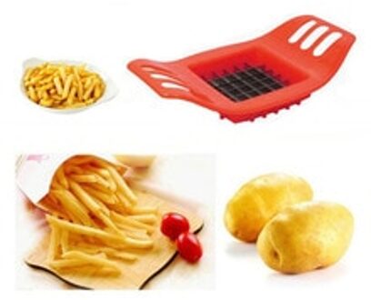 Roestvrij Staal Aardappel Snijmachine Keuken Gereedschap Slicer Cutter Frieten Groentesnijder Chopper Chip Cut Keuken Accessoires. Q