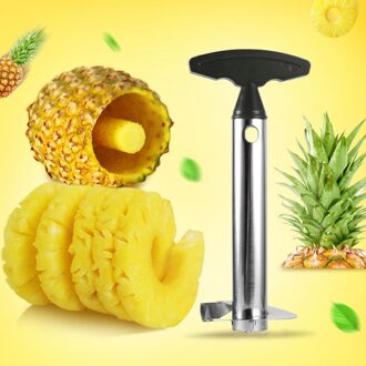 Roestvrij Staal Ananas Peeler Cutter Slicer Corer Schil Core Gereedschap Fruit Groente Mes Remover Blades Gadget Keuken Gereedschap