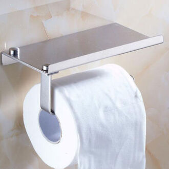 Roestvrij Staal Badkamer Toiletrolhouder Rolhouder Tissue Box Cover