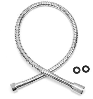 Roestvrij Staal Badkamer Vervanging Anti-Twist 1/2 "Verbinding Douche Slang Flexibele Pijp Douchekop Badkamer Water Slang 80cm
