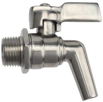 Roestvrij Staal Bier 1/2 "Kraan Tap 200PSI Voor HomeBrew Vat Vergister Wijn Bier Drank Sap Dispenser Spigot Drinken Vaatjes