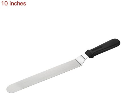 Roestvrij Staal Boter Cake Mes Spatel Voor Cake Soepeler Icing Frosting Strooier Fondant Gebak Cake Decorating Gereedschap 10 duim