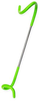 Roestvrij Staal Camping Haak Lamp Opknoping Pole Hanger Outdoor Camping Apparatuur Draagbare BV789 groen