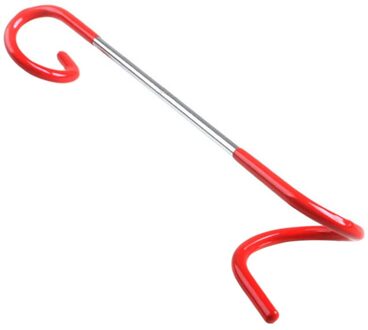 Roestvrij Staal Camping Haak Lamp Opknoping Pole Hanger Outdoor Camping Apparatuur Draagbare BV789 rood
