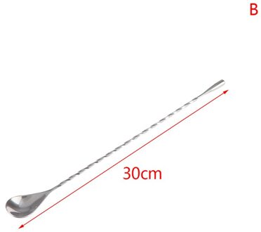 Roestvrij Staal Cocktail Bar Spiraal Patroon Drink Shaker Muddler Roerder Twisted Mengen Lepel Keuken Servies Bar Tool 2