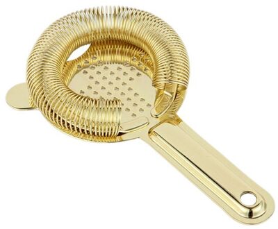 Roestvrij Staal Cocktail Baron Zeef Barman Accessoires goud