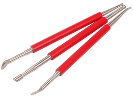 Roestvrij Staal Diy Clay Sculpting Gereedschap Ball Stylus Polymer Clay Aardewerk Keramiek Beeldhouwen Modeling Handgemaakte Tool 3 Stks/set