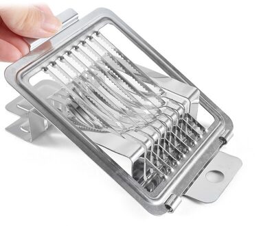 Roestvrij Staal Ei Cutter Multifunctionele Fruit Slicer Keuken Benodigdheden Voor Gezouten Eieren Paddestoel Tomaat Cutter