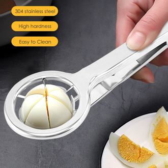 Roestvrij Staal Ei Slicer Wedger Keuken Hardgekookte Eieren Cutter Divider Fancy Split Ei Cut Gereedschap Accessoires Fruit Groente