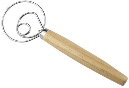 Roestvrij Staal Eiklopper Diy Brood Deeg Gereedschap Bakken Accessoires Deense Garde Stok Keuken Gadgets Eiken Houten Handvat Ei Gereedschap