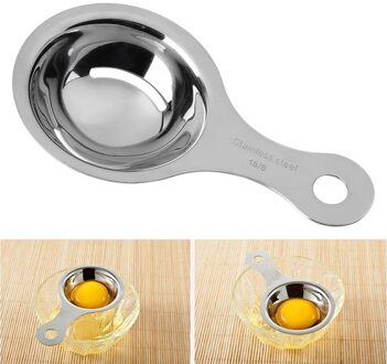 Roestvrij Staal Eiwit Separator Gereedschappen Eieren Yolk Filter Gadgets Keuken Accessoires Scheitrechter Lepel Ei Divider Tool