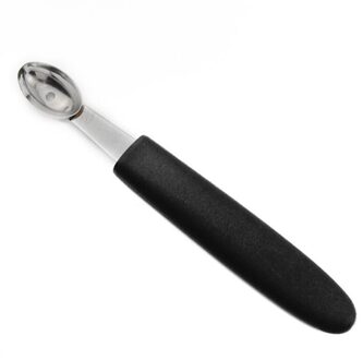 Roestvrij Staal Enkele Kop 1Pc Multifunctionele Meloen Scoops Keuken Gereedschap Fruit Graven Bal Lepels Ijs Graven Lepel Draagbare zwart egg