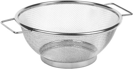 Roestvrij Staal Fijnmazige Zeef Kom Afdruiprek Plantaardige Zeef Vergiet Zeef