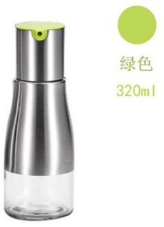 Roestvrij Staal Glas Olie Pot Lekvrij Olie Fles Praktische Sojasaus Azijn Fles Keuken Kruiden Sap Opslag Pot groen