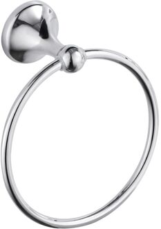 Roestvrij Staal Handdoek Ringen Houder Ronde Wandmontage Baden Handdoek Houder Magazijnstelling Stalen Ring Keuken Badkamer Accessoires