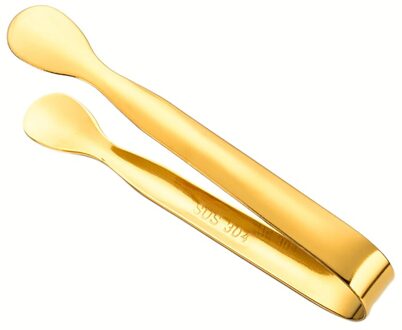 Roestvrij Staal Ijs Tang Draagbare Universele Suiker Tang Voedsel Tong Brood Eten Bbq Clip Ice Cube Klem Bar Keuken Accessoires 2