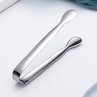 Roestvrij Staal Ijs Tang Voor Party Keuken Serveren En Koken-10.5Cm Zilver