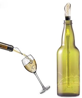 Roestvrij Staal Ijs Wijn Chiller Stok Met Wijn Schenker Cooling Sticks Koeler Bier Drank Bevroren Stok Ices Cooler Bar Gereedschap