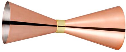 Roestvrij Staal Jigger Drink Geest Shot Meet Cup Cocktail Wijn Bar Gereedschap 30 45ml roos goud