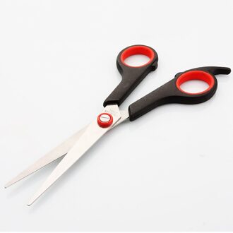 Roestvrij Staal Kantoorbenodigdheden Schaar Kapsel Schaar Platte Schaar Huisdier Huishouden Plastic Handvat Student Art Schaar