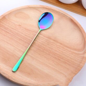 Roestvrij Staal Koffie Lepel Lange Handvat Ijs Dessert Lepel Soep Lepel Thee Roeren Home Kitchen Servies Lepels veelkleurig 1