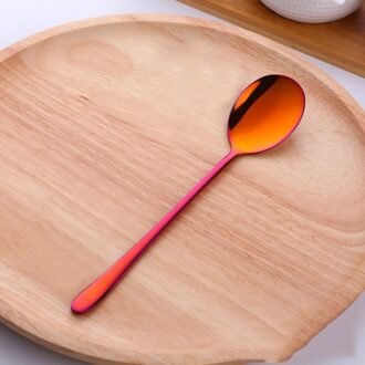 Roestvrij Staal Koffie Lepel Lange Handvat Ijs Dessert Lepel Soep Lepel Thee Roeren Home Kitchen Servies Lepels veelkleurig 2