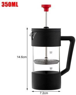Roestvrij Staal Koffie Pot Hand Gebrouwen Koffiekan Pers Met Filter Dubbele Muur Isolatie Polish Proces Pot Cup 350ml