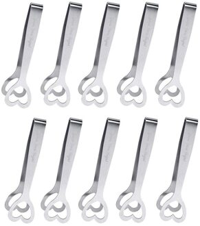 Roestvrij Staal Koffie Suiker Ijs Clip Tweezer Mini Clamp Tong Clips Koffie Ice Cube Kleine Thee Clips Keuken Bar tool Supply