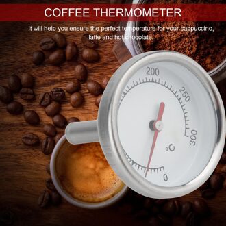 Roestvrij Staal Koffie Thermometer Voedsel Keuken Melk Voedsel Thee Water Espresso Schuim Bbq Temperatuur Tester Thermometer
