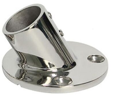 Roestvrij Staal Marine Boot Hand Rail Fittings 60 Graden 7/8 ''Ronde Base Buis