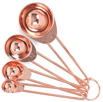 Roestvrij Staal Meten Lepel Maatbeker Set Keuken Kruiden Cake Bakken Thee Koffie Meten Tool Diy