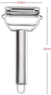 Roestvrij Staal Multifunctionele Dunschiller & Amp-Julienne Cutter Julienne Dunschiller Aardappel Wortel Rasp Keuken Tool 01