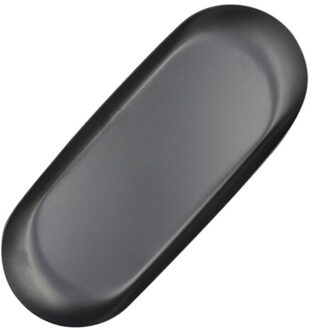 Roestvrij Staal Opslag Lade Goud Zilveren Ovale Fruitschaal Sieraden Display Metal Lade Opslag zwart S