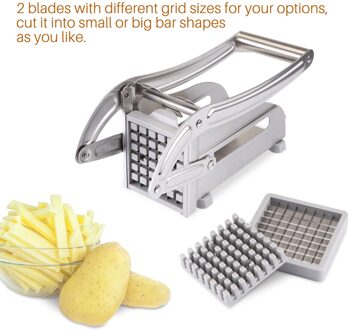 Roestvrij Staal Plantaardige Snijmachine Frieten Cutter Potato Cutter Chopper Groente Aardappel Snijmachine Blokjes Apparaat
