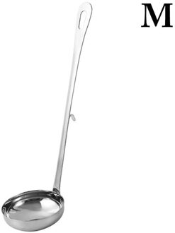 Roestvrij Staal Pollepel Keuken Hittebestendige Lepel Pot Vergiet Creatieve Sleuven Pollepel Soeplepel Kookgerei Keuken Gadget M 2