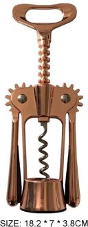 Roestvrij Staal Rode Wijn Opener Wing Type Metalen Sommeliers Wijn Kurkentrekker Flesopener Kurkentrekkers Wijn Kurk Remover